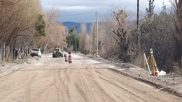 Pavimentan un esperado y estratégico tramo de Pocito