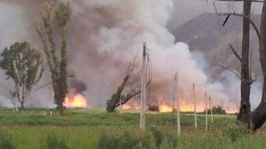 Una vez más, pánico en el Parque Sarmiento por un grave incendio