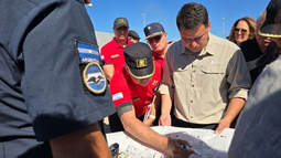 Las autoridades de Seguridad de la provincia dispusieron el operativo y los accesos para la Fiesta Nacional del Sol 2025. Las autoridades de Seguridad de la provincia dispusieron el operativo y los accesos para la Fiesta Nacional del Sol 2025.