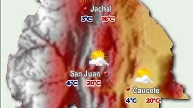 Buen clima, sol y dicen que no hay más zonda