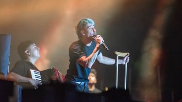 Con muletas pero mucha onda, Luck Ra encantó a los sanjuaninos