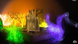 Fotógrafos sanjuaninos invadieron un pueblo fantasma