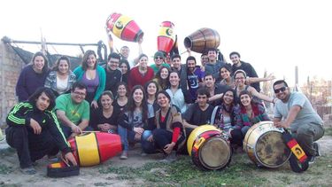 La primera cuerda de candombe sanjuanina cumple dos años