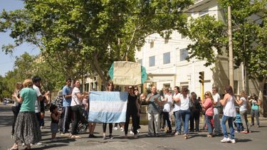 Familiares y amigos marcharon por Camila