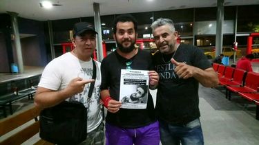 El sanjuanino “perdido” en Córdoba se fotografió con el aviso de su búsqueda