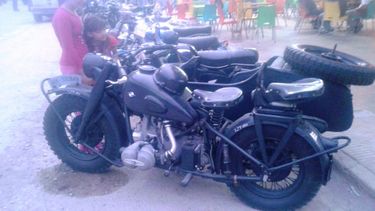 Motos antiguas de todo el país y de Chile hacen rally en San Juan