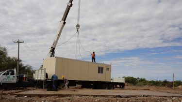 Sarmiento: Instalaron los primeros módulos