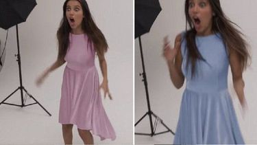 Furor por un vestido que cambia de color apretando un botón