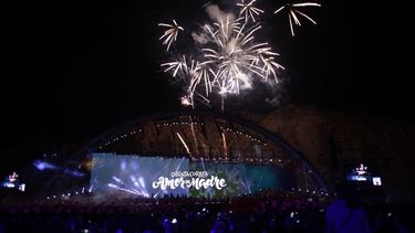 Así hicieron el increíble show de fuegos artificiales