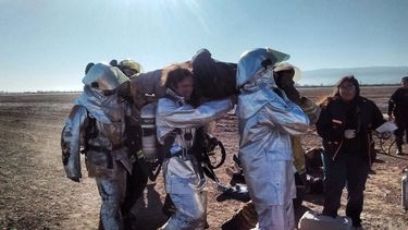 Mirá las increíbles imágenes de un simulacro de accidente en el Aeropuerto