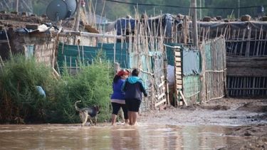 Por la última lluvia 14 personas fueron evacuadas en 25 de Mayo