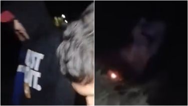 ¡Terror en Caucete! Jóvenes se filmaron de noche y una aparición los asustó