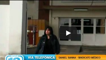 El Sindicato Médico comenzó un paro total hasta el jueves