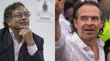 Gustavo Petro y Fico Gutiérrez, los dos principales candidatos en las elecciones de Colombia