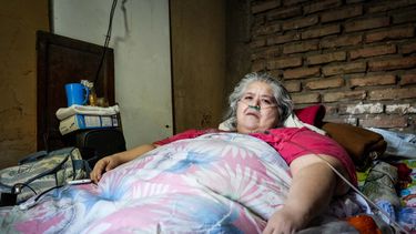 La triste historia de Zulma, la rawsina de casi 300 kilos que no puede caminar y se quedará en la calle