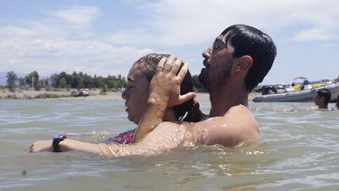 En imágenes: se realizó la reválida para guardavidas en Ullum