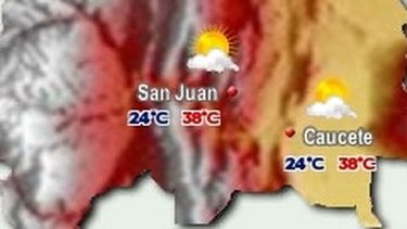 Un calor del infierno, y puede llover