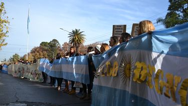 Los docentes autoconvocados siguen con fuerte presencia en las calles sanjuaninas.&nbsp;