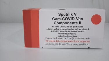 San Juan recibió 20.250 dosis de componente 1 y 2 de Sputnik V