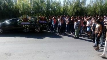 Desgarrador: despidieron a las víctimas de la tragedia de Horcones