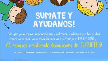 Para el día del niño quieren regalar 800 juguetes a chicos de Chimbas