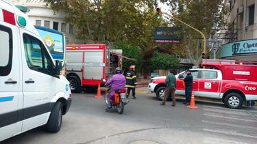 Gran revuelo por un escape de gas en la Peatonal