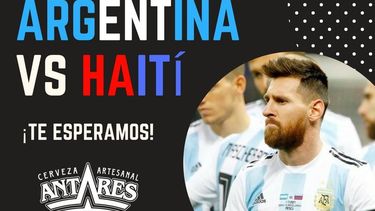 Alentá a la Selección en Antares con una buena cerveza