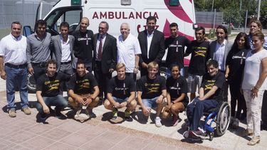 Una ambulancia para la asistencia en deportistas y eventos