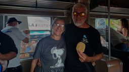 La travesía de Emiliano y Patricia, los sanjuaninos que cumplieron el sueño de volver a viajar en tren