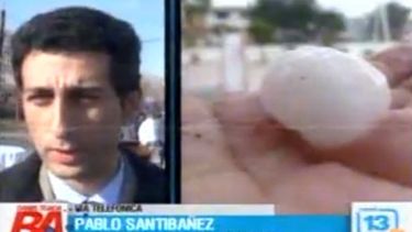 Granizo en San Martín: Los daños en la producción fueron menores