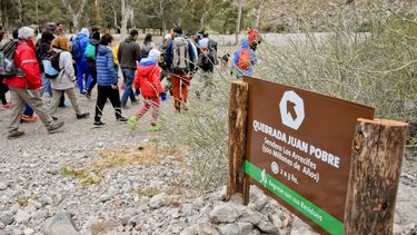 La Quebrada de Zonda estrena cartelería y señalética para trekking y senderismo
