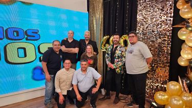 El equipo de Cultura Inquieta, flamantes nominados al Martín Fierro Federal.