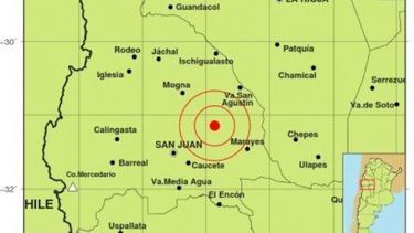 Un sismo de 3,5º sacudió a San Juan, antes tembló en Mendoza