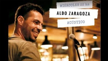 Cortá la semana con rock: Aldo Zaragoza se presenta en Antares
