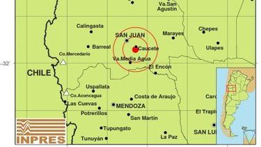 Un sismo sacudió la siesta sanjuanina