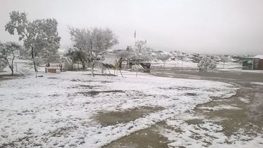 Así amaneció Ischigualasto este domingo