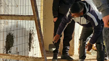 Unos 15 reos del Penal de Chimbas se capacitaron en albañilería y construción