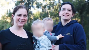 Fernanda Fazio y Fernanda Bonin, junto a sus hijos