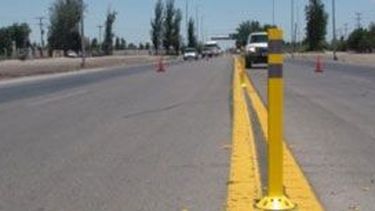 RN 40: tareas de mejoramiento entre calles 13 y 16