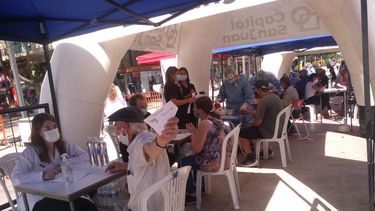 Día del Riñón: en pleno centro, hubo controles a los sanjuaninos