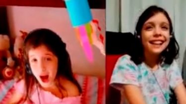 #QuedateEnCasa: Amaia y Sol, las mini estrellas  de la FNS, y un emocionante video de concientización