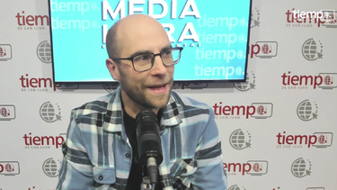 Jorge Fuentes, durante la charla en Media Hora Entre Preguntas.