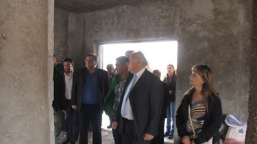 Lima y Aranda recorrieron las obras de la Unión Vecinal del barrio Manantiales