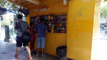 Durante las vacaciones, la venta en los kioskos bajó un 50%
