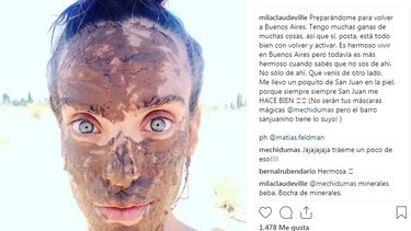 Mili Claudeville pasó por San Juan de vacaciones: las postales de Instagram