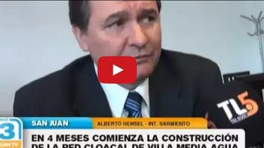 Sarmiento: En 4 meses quieren empezar con cloacas