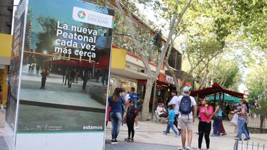 Todo listo para empezar con el vallado de la Peatonal