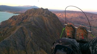 El impactante vuelo por San Juan