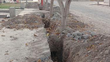 Dejaron paralizada una obra de gas en Chimbas por los sucesivos robos