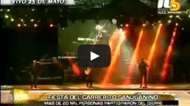 Los Nocheros atraparon en la Fiesta del Carrerito